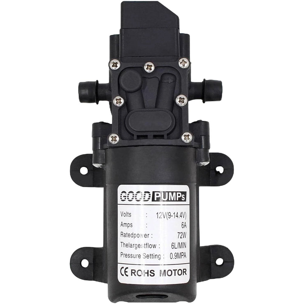 12V Water Pump 6L 130PSI Diaphragm Sprayer Pump Irrigation Pump