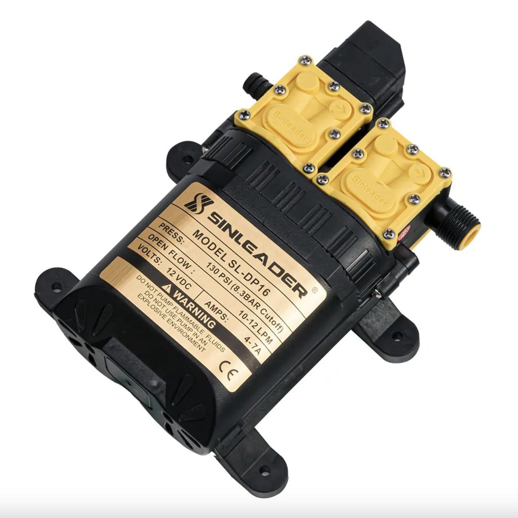 12V Automatic Water Pump 12L 130PSI High Pressure Self Priming Caravan Marine Pump
