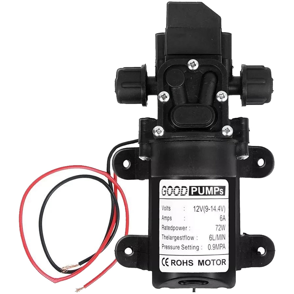 12V Automatic Water Pump 6L 130PSI Pressure Self Priming Caravan Pump