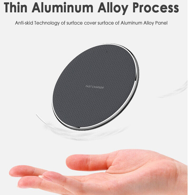 15W Qi Wireless Charger Fast Charging Pad USB-C for iPhone Samsung
