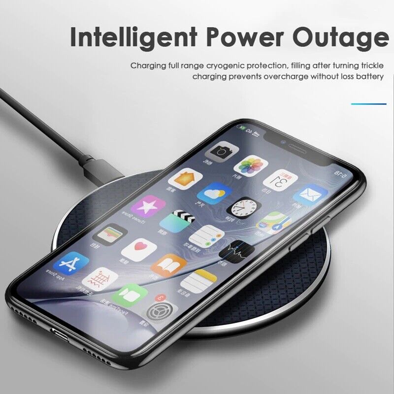 15W Qi Wireless Charger Fast Charging Pad USB-C for iPhone Samsung
