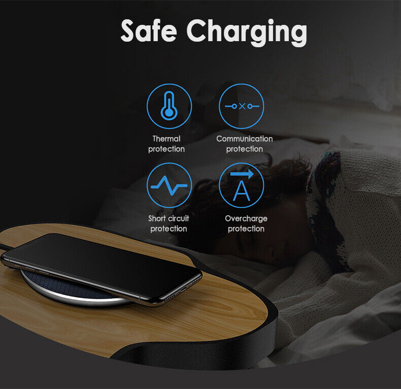 15W Qi Wireless Charger Fast Charging Pad USB-C for iPhone Samsung