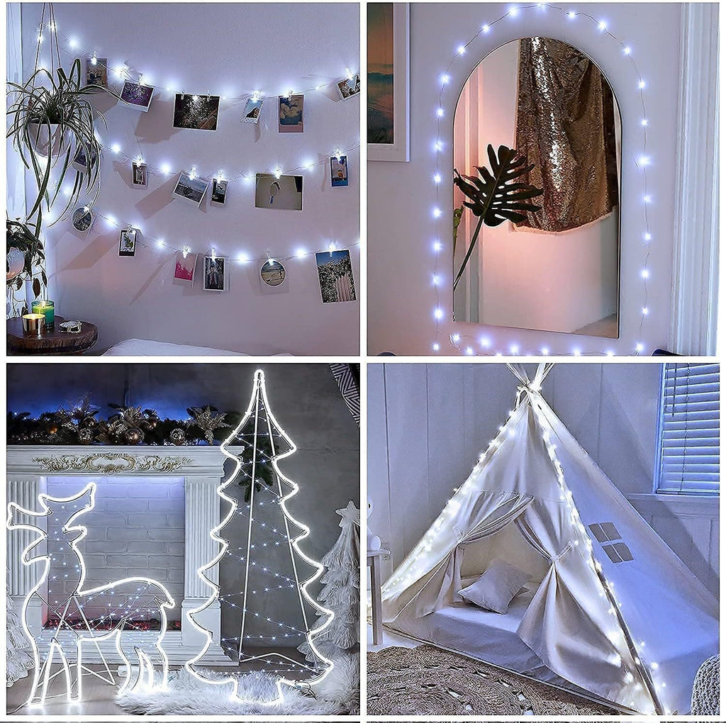 20M 200 LED String Lights - Cool White