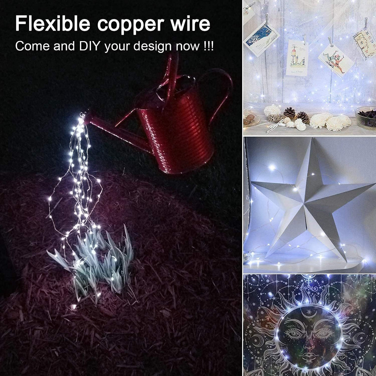 20M 200 LED String Lights - Cool White
