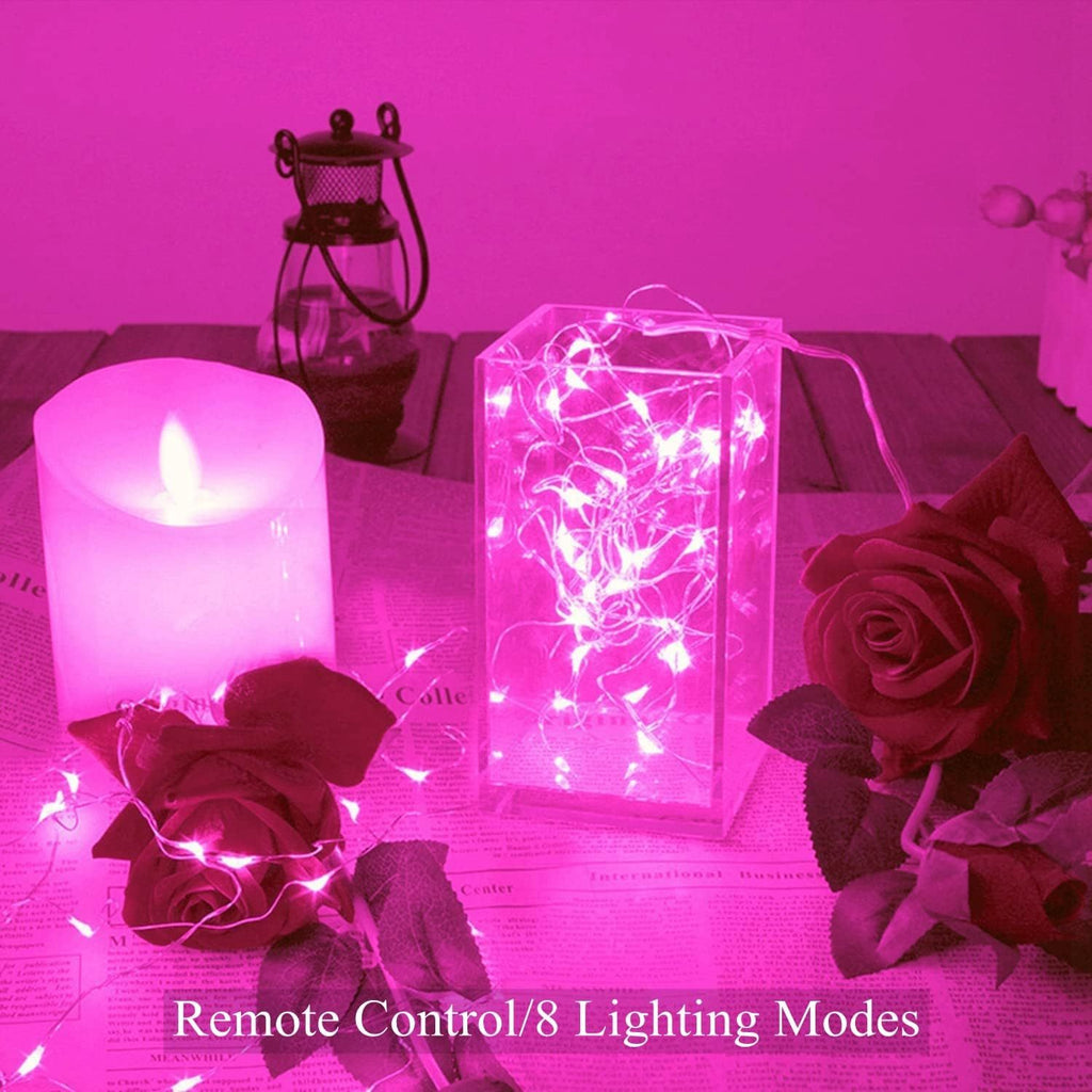 20M 200 LED String Lights - Pink Light