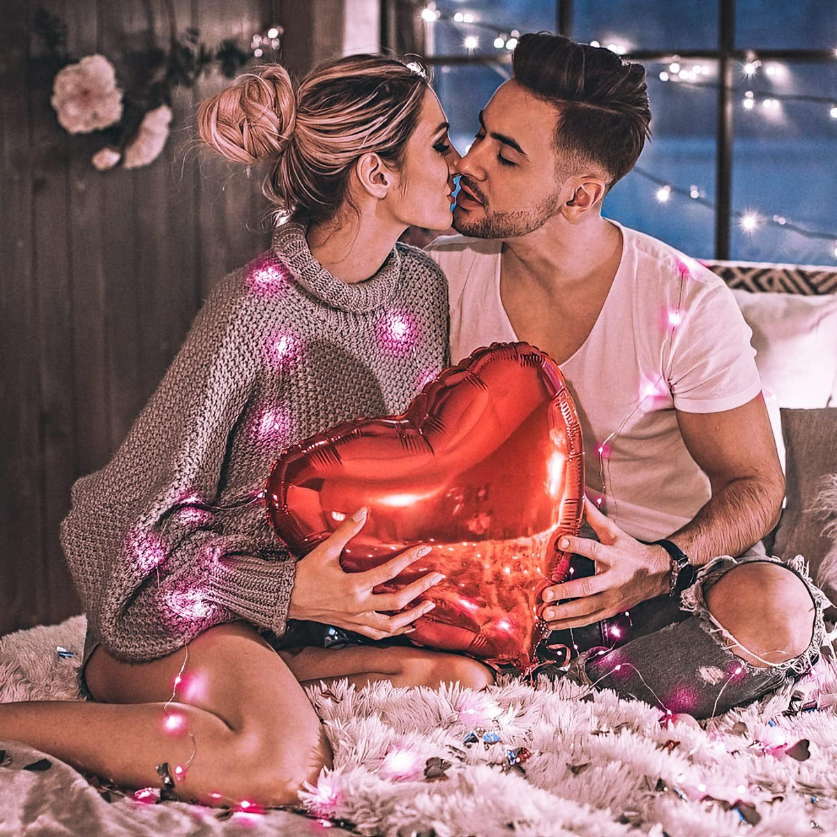 20M 200 LED String Lights - Pink Light