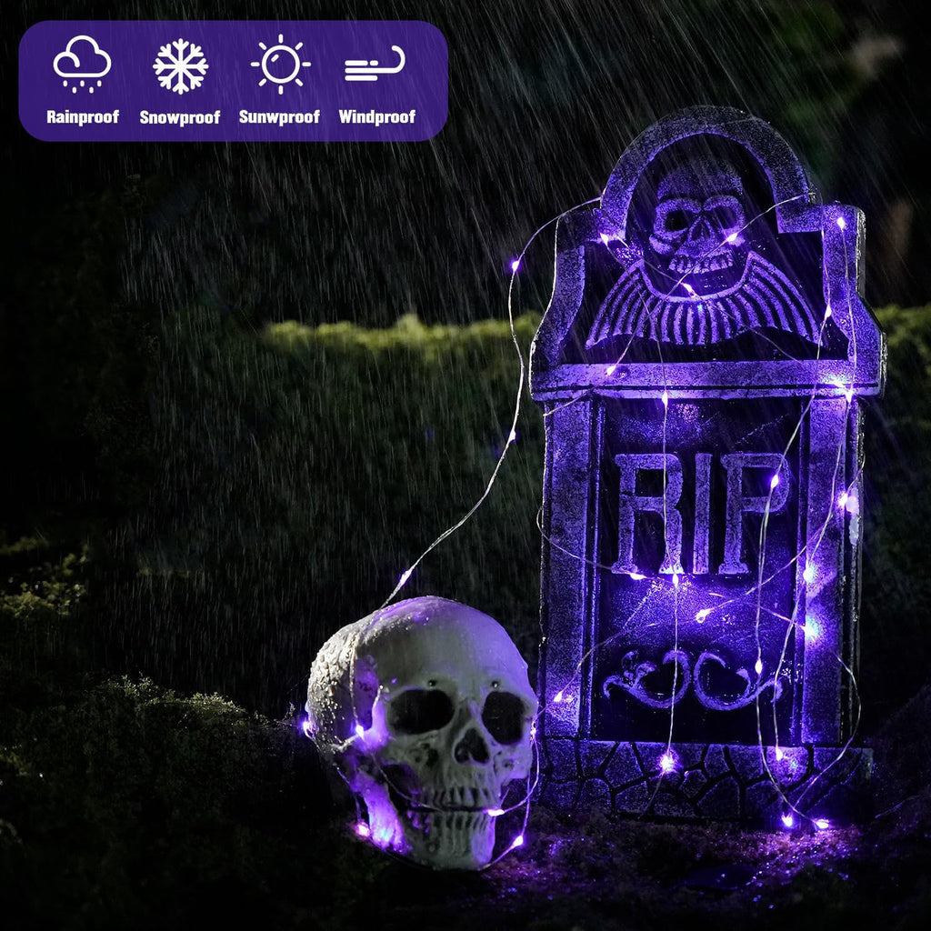 USB Fairy Lights 20M Purple 200 LED Decorative String Lights