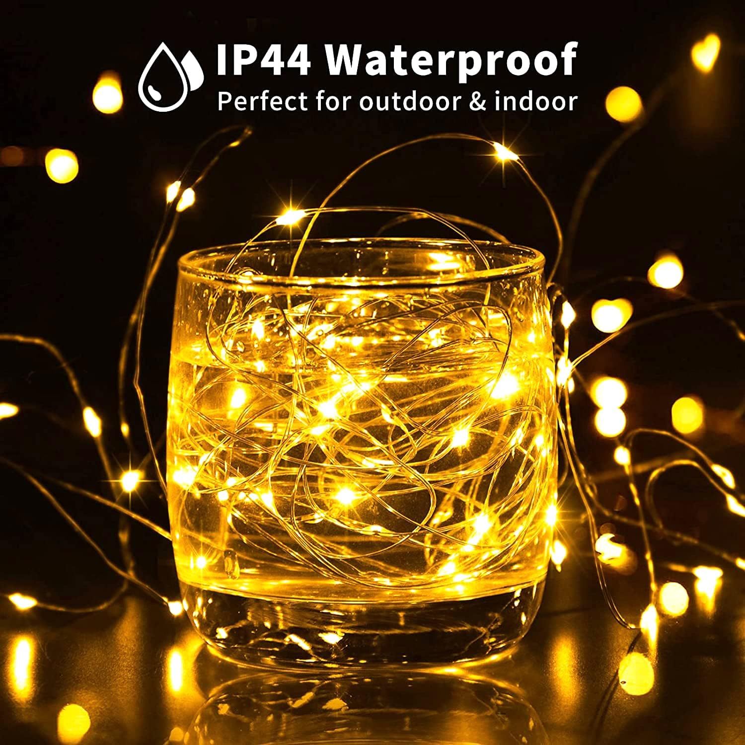 20M 200 LED String Lights - Warm White