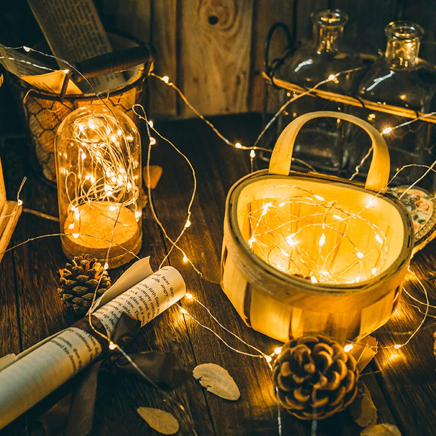 20M 200 LED String Lights - Warm White