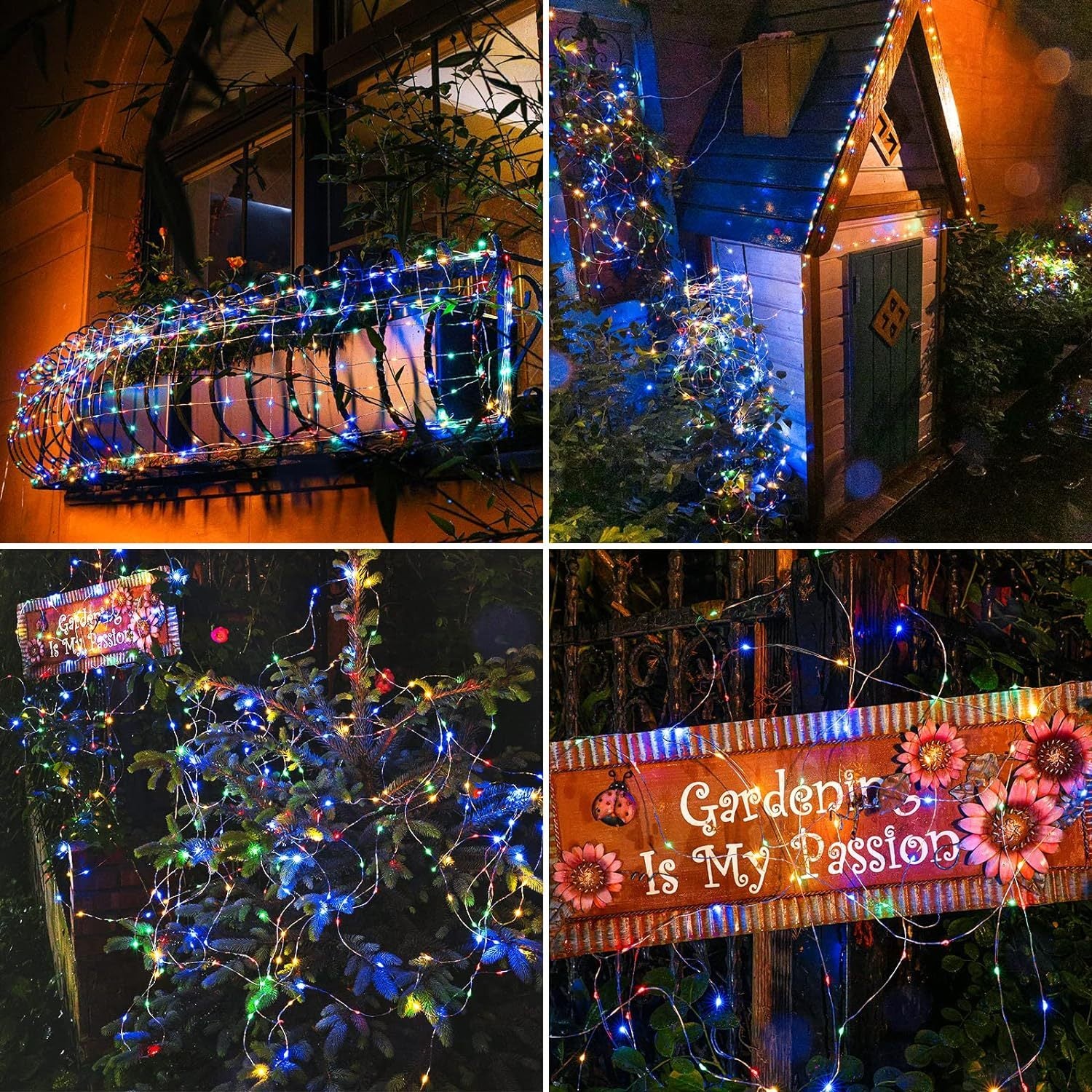 30m 300LEDs Solar String Lights Waterproof Outdoor Solar Garden Fairy String Lights