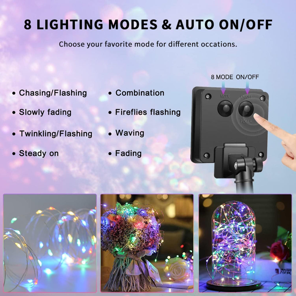 30m 300LEDs Solar String Lights Waterproof Outdoor Solar Garden Fairy String Lights