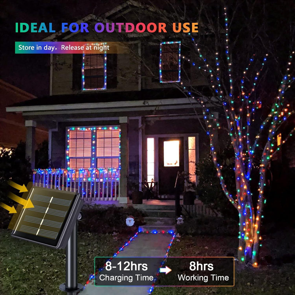 30m 300LEDs Solar String Lights Waterproof Outdoor Solar Garden Fairy String Lights