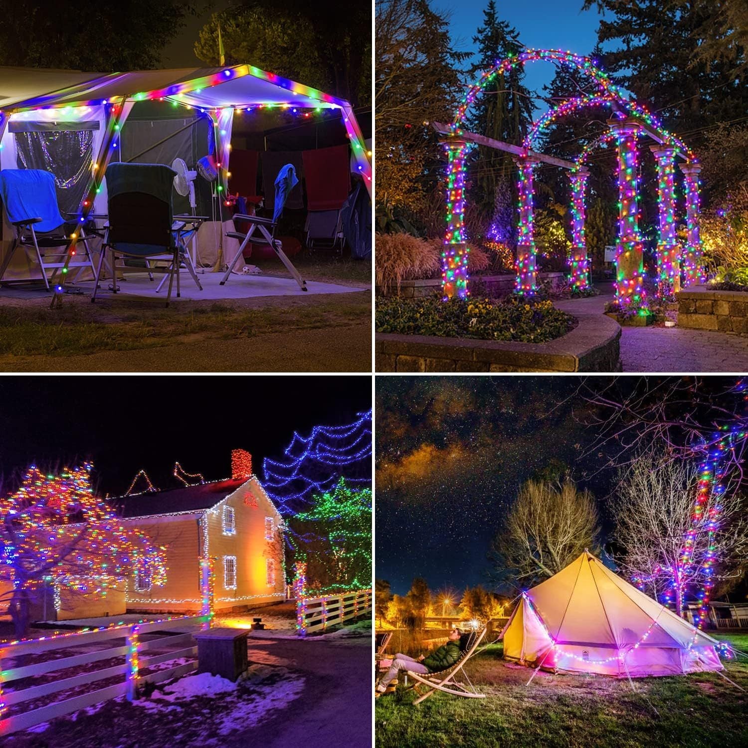 30m 300LEDs Solar String Lights Waterproof Outdoor Solar Garden Fairy String Lights
