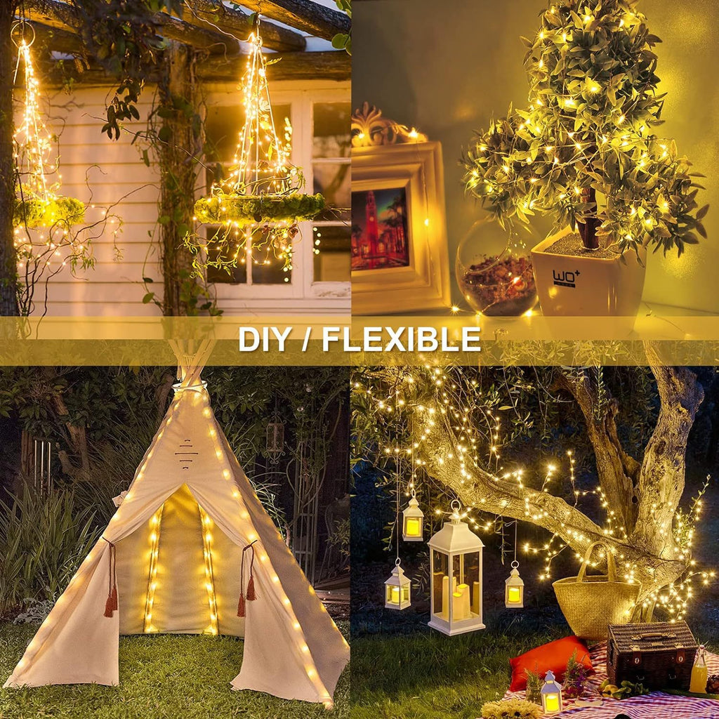 30m 300LEDs Solar String Lights Waterproof Outdoor Solar Garden Fairy String Lights