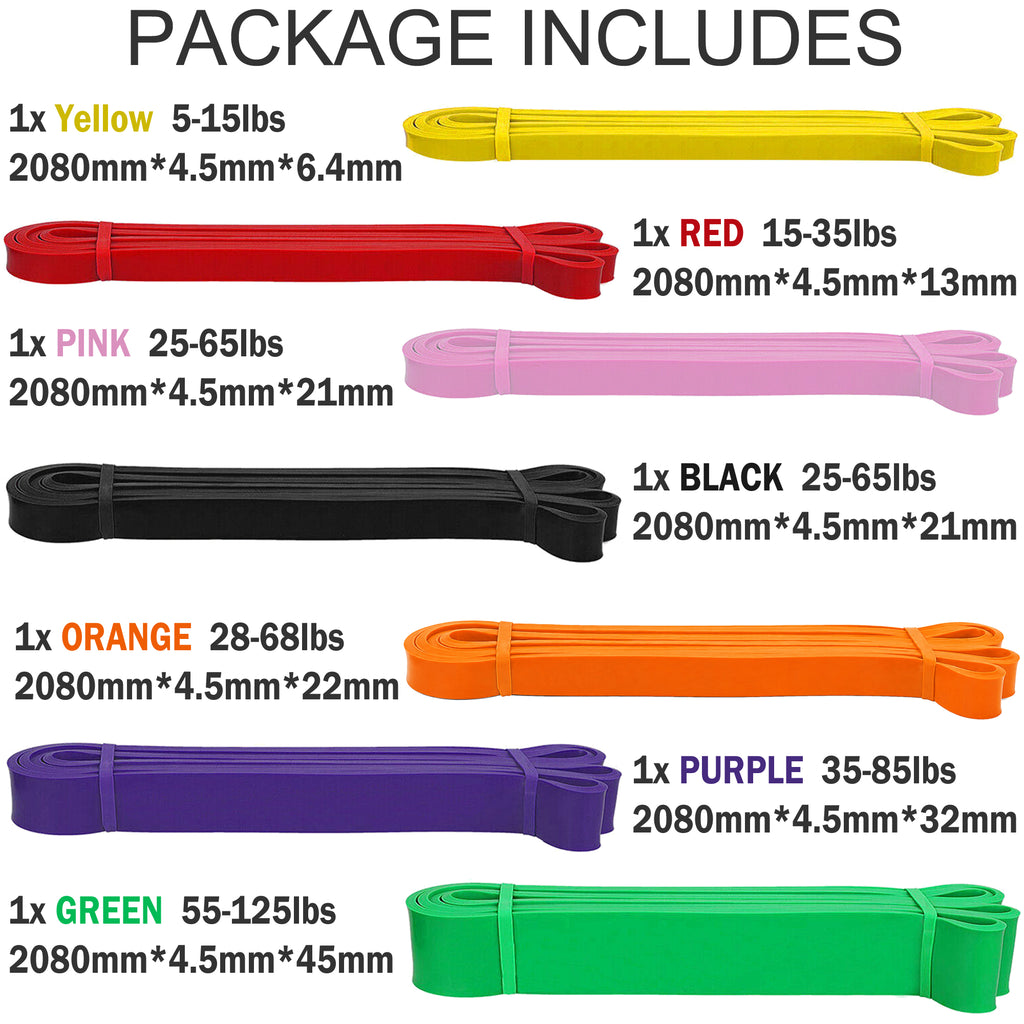 Heavy Duty Resistance Bands Set