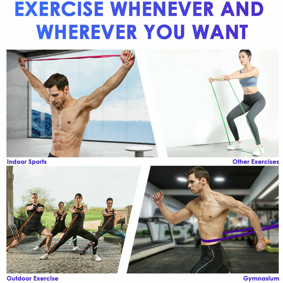 Heavy Duty Resistance Bands Set