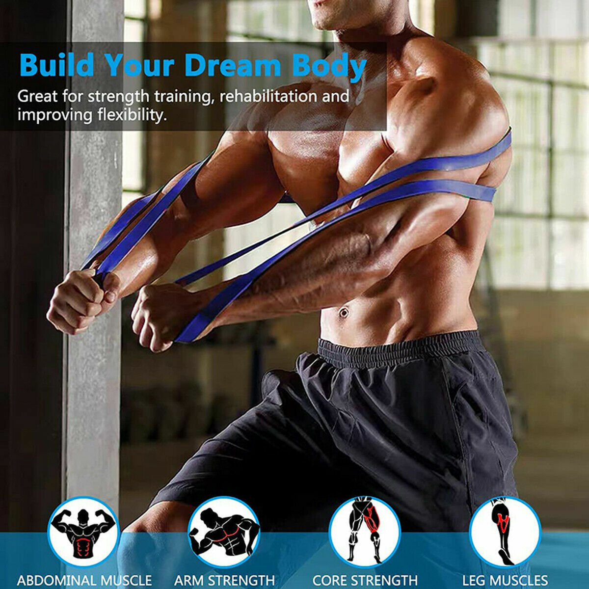Heavy Duty Resistance Bands Set