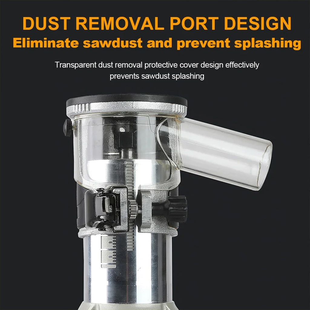 Cordless Trim Router Compatible with Makita 18V Battery 800W Woodworking Tool