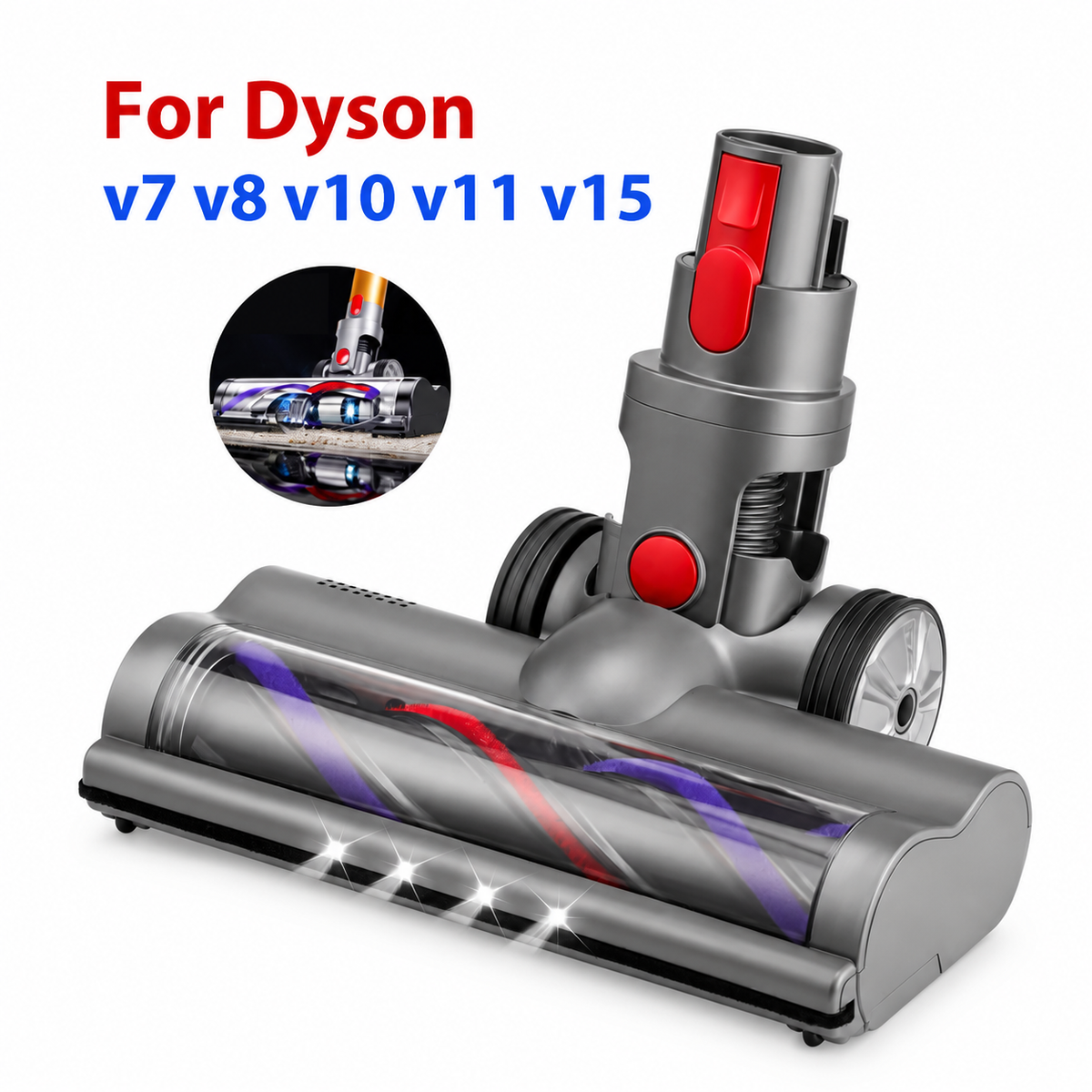 Dysons V7 V8 V10 V11 V15 Vacuum Cleaners Brush Head