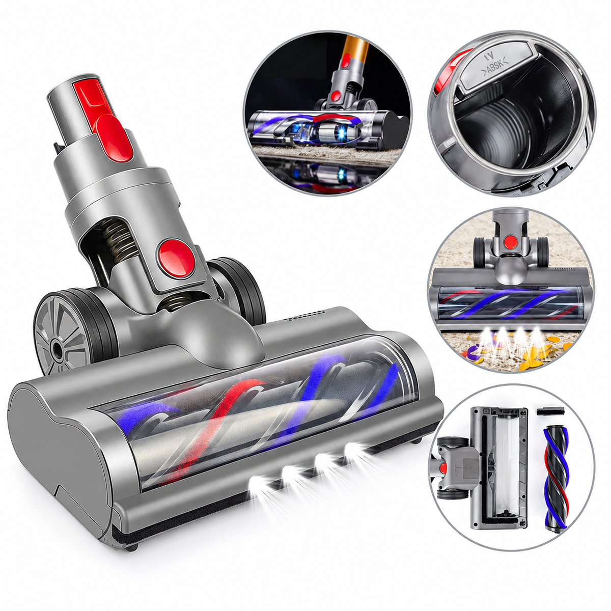 Dysons V7 V8 V10 V11 V15 Vacuum Cleaners Brush Head