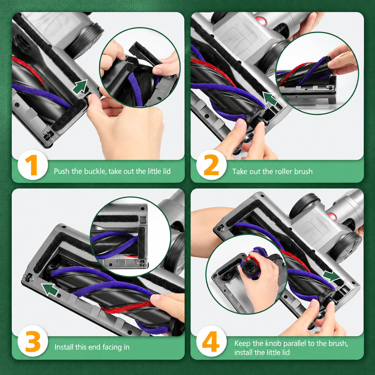 Dysons V7 V8 V10 V11 V15 Vacuum Cleaners Brush Head