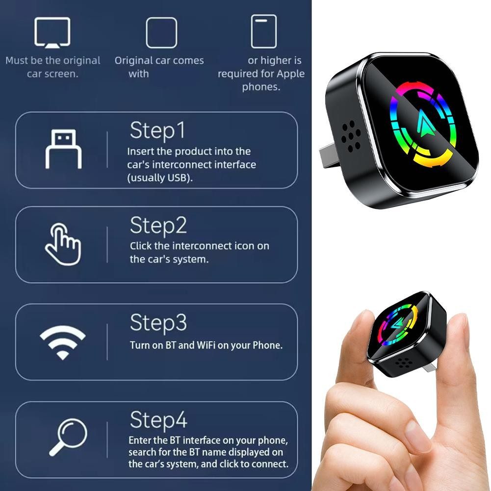 Wireless Apple Carplay Adapter Android Auto Adapter