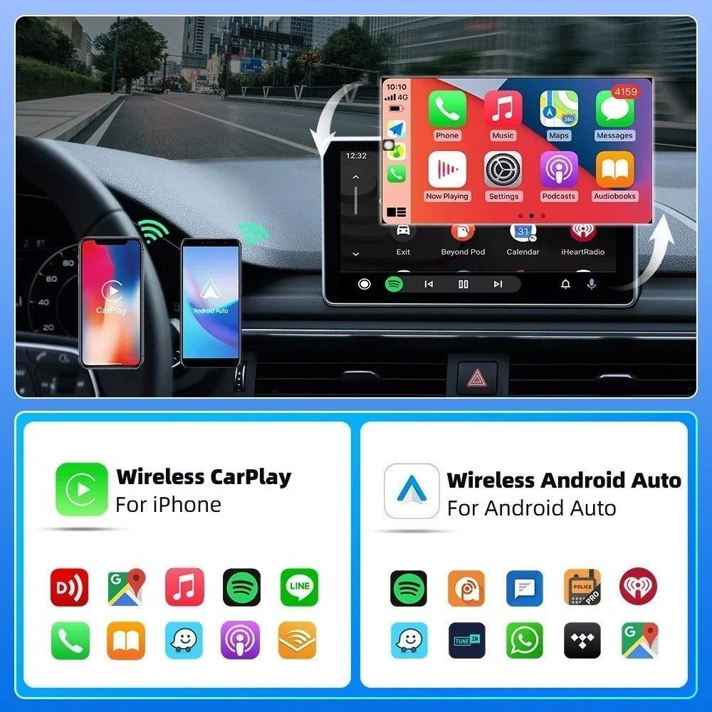 Wireless Apple Carplay Adapter Android Auto Adapter