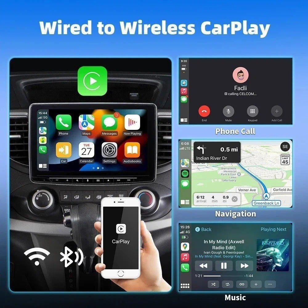Wireless Apple Carplay Adapter Android Auto Adapter