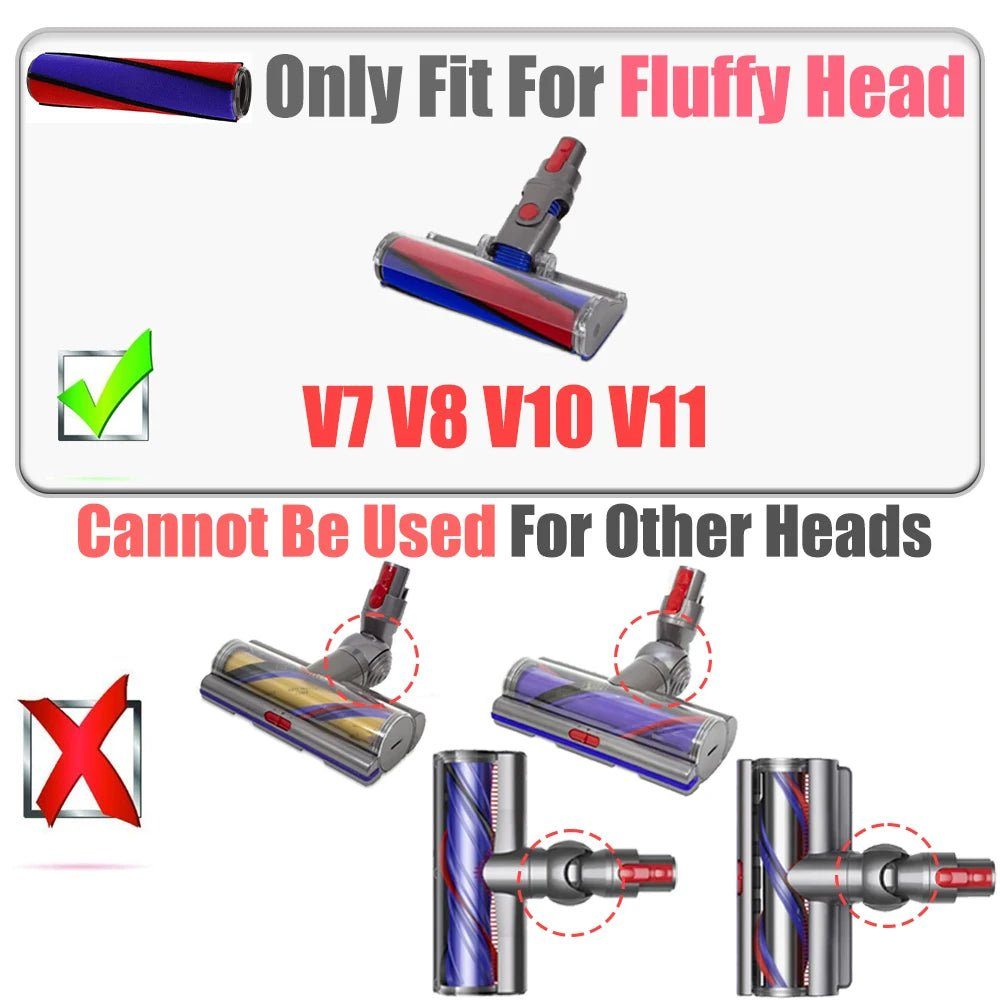 Fluffy Cleaner Head for Dyson V7 V8 V10 V11 V15