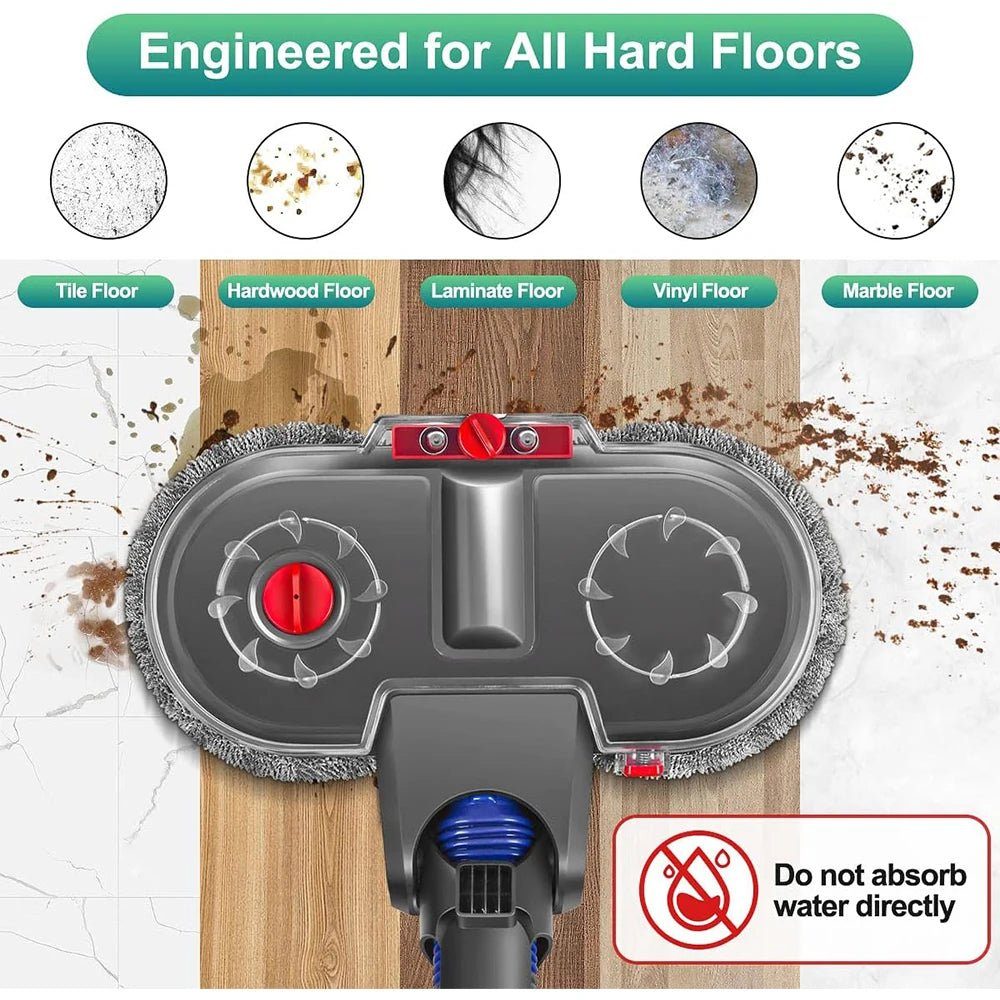 Electric Mop Head Attachment for Dyson
