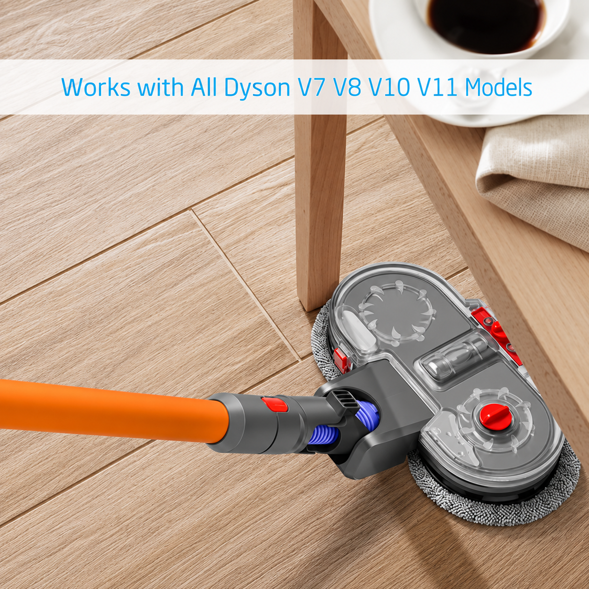 Electric Mop Head Attachment for Dyson
