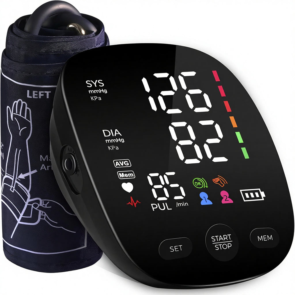 Digital BP Monitor Upper Arm Blood Pressure Machine Voice Function