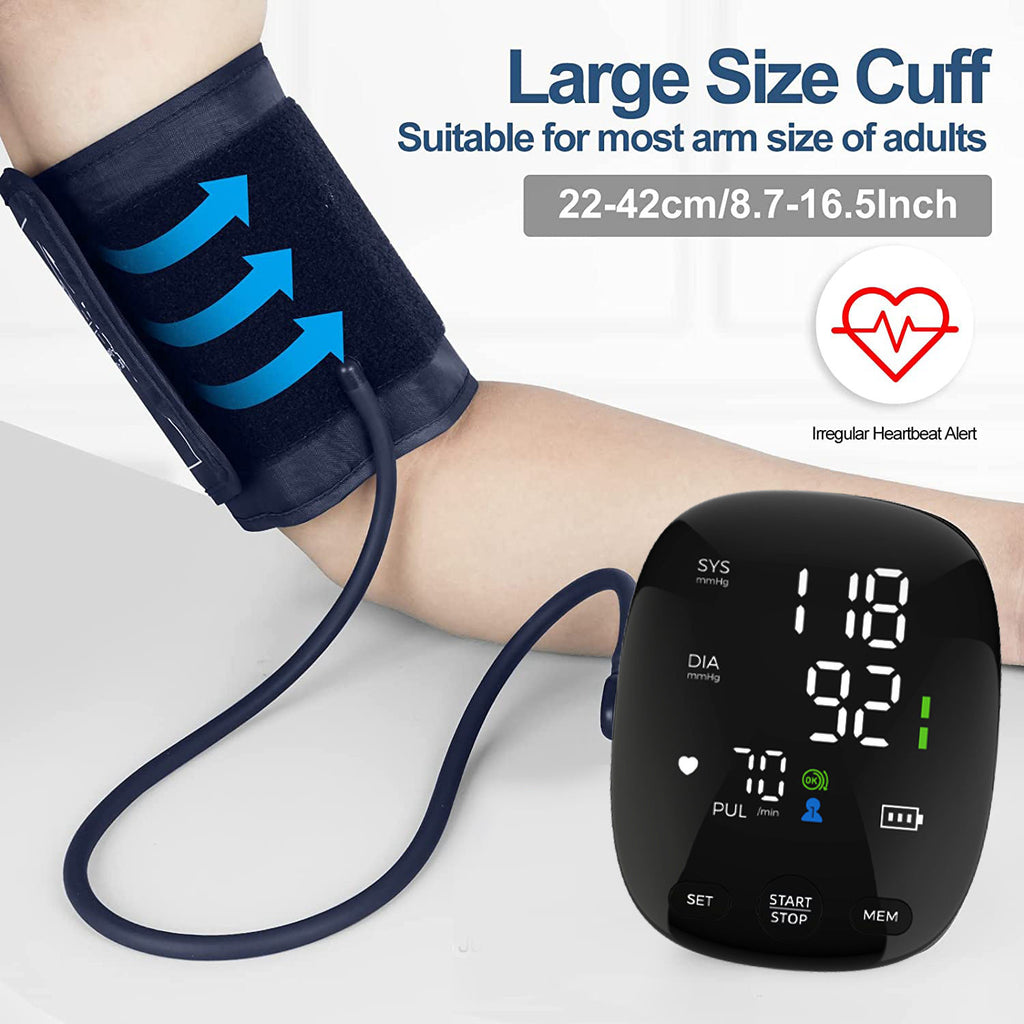 Digital BP Monitor Upper Arm Blood Pressure Machine Voice Function