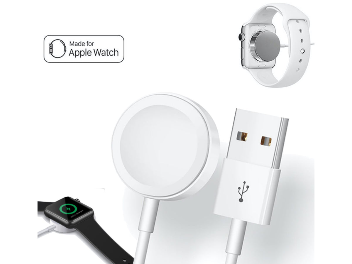 USB A Wireless Charger for Apple Watch (White)