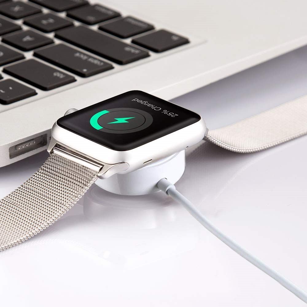 USB A Wireless Charger for Apple Watch (White)