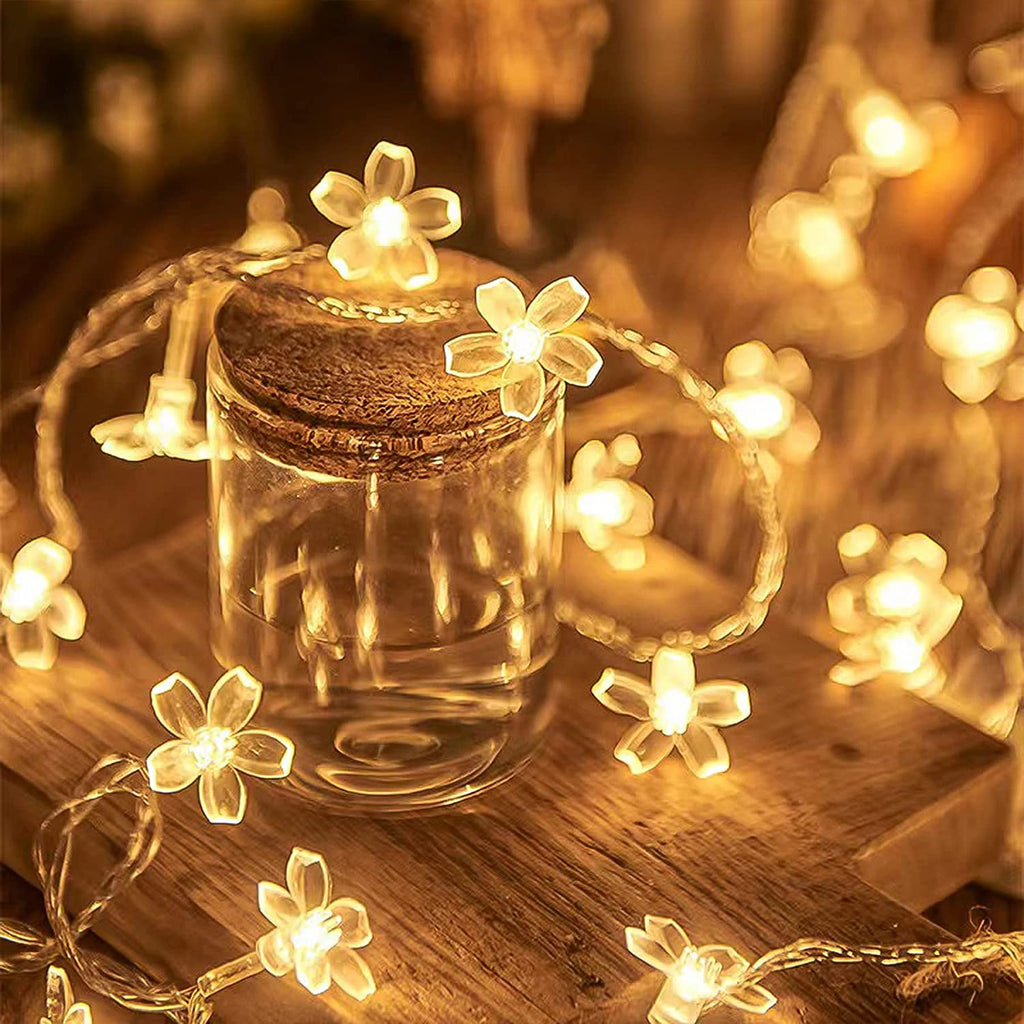 50 LED Cherry Blossom String Fairy Light Christmas Light