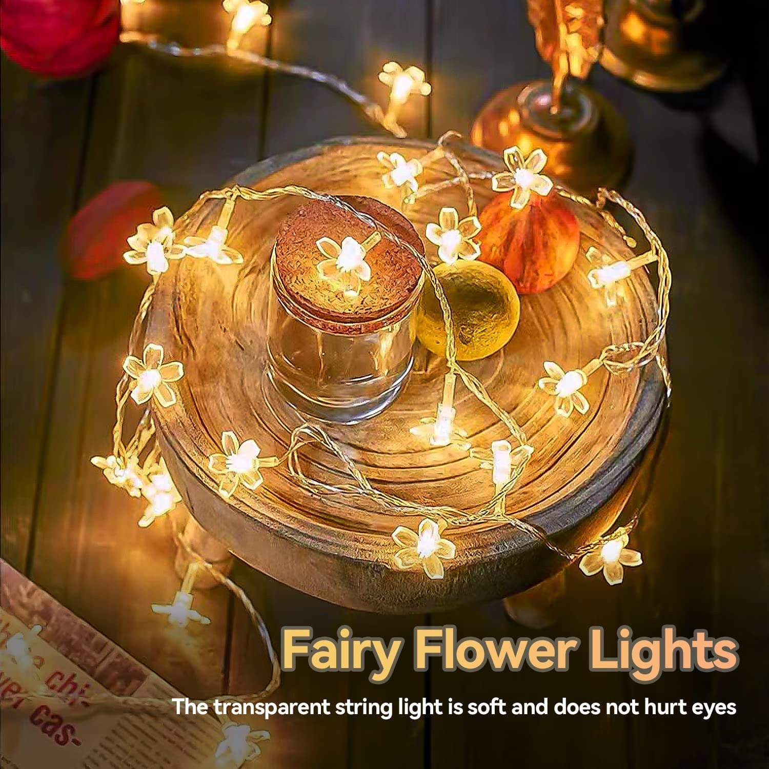 50 LED Cherry Blossom String Fairy Light Christmas Light