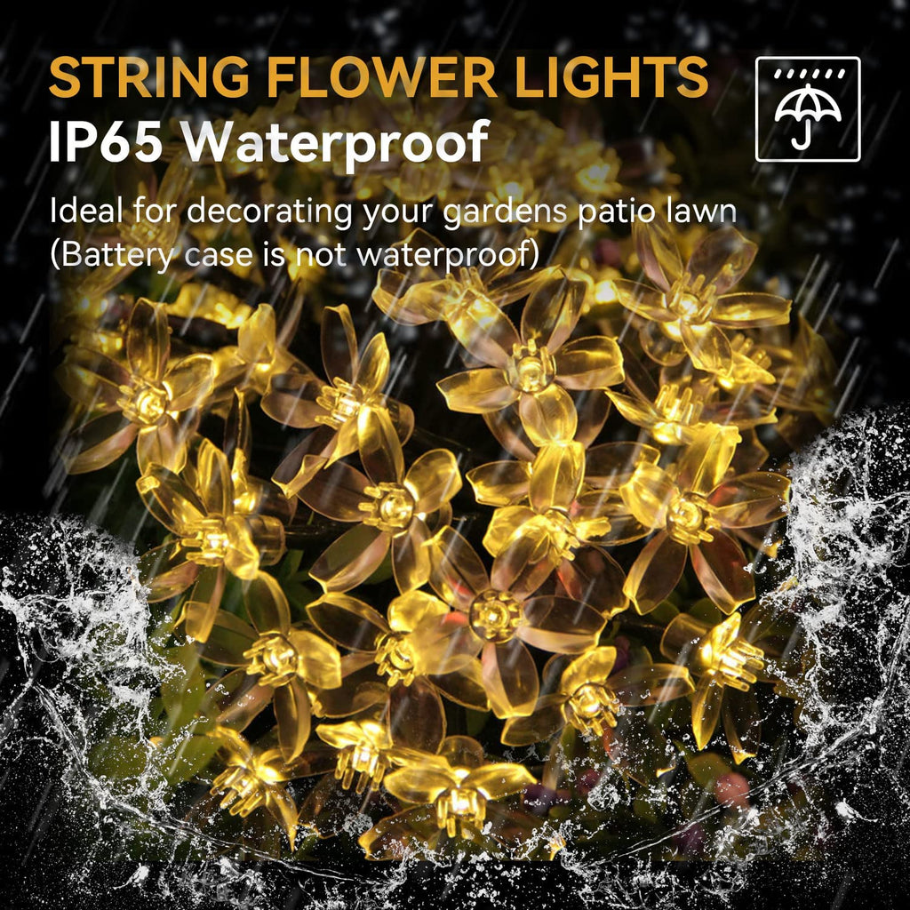 50 LED Cherry Blossom String Fairy Light Christmas Light