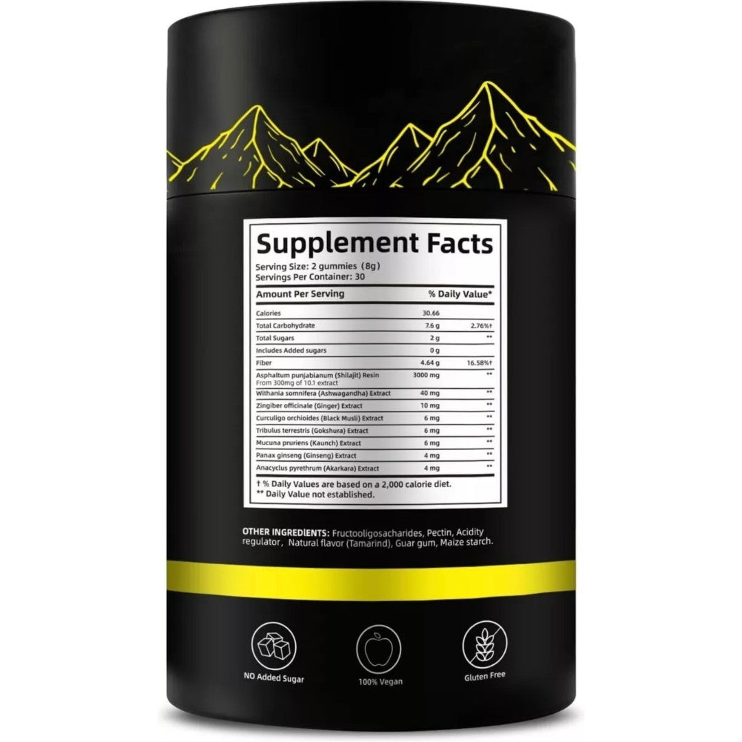 Himalayan Shilajit 60 Gummies