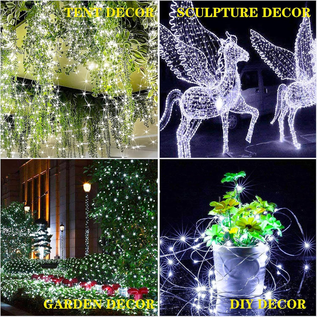 200 LED Waterfall String Fairy Light Christmas Light - Cool White