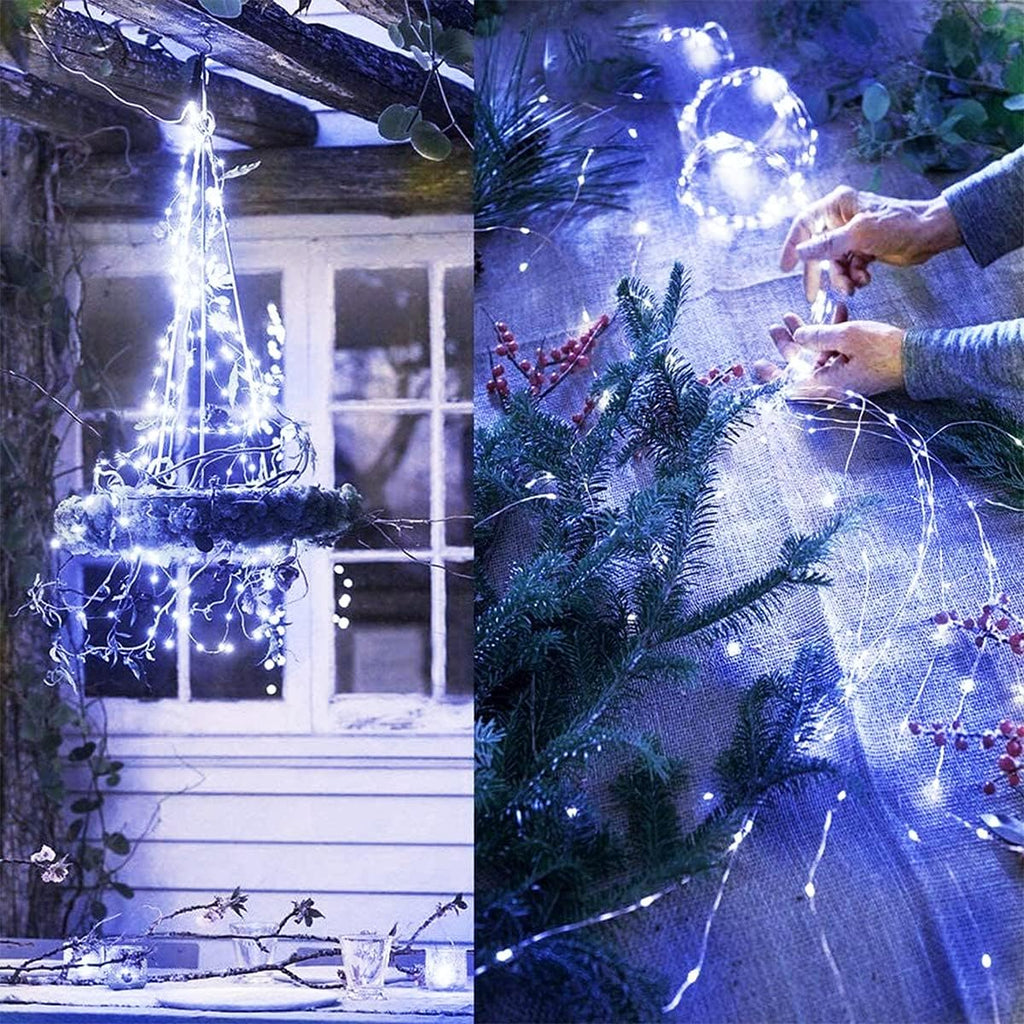 200 LED Waterfall String Fairy Light Christmas Light - Cool White