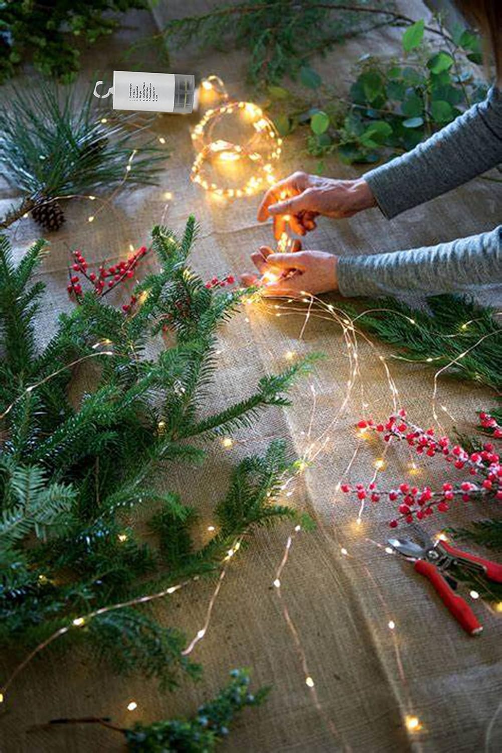 200 LED Waterfall String Fairy Light Christmas Light - Warm White