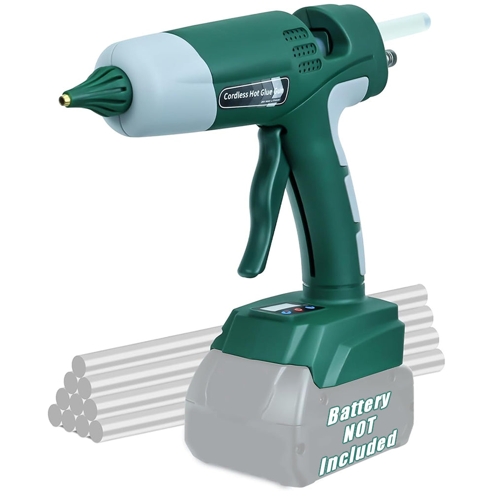 Cordless Hot Glue Gun Compatible with Bosch 18V Battery
