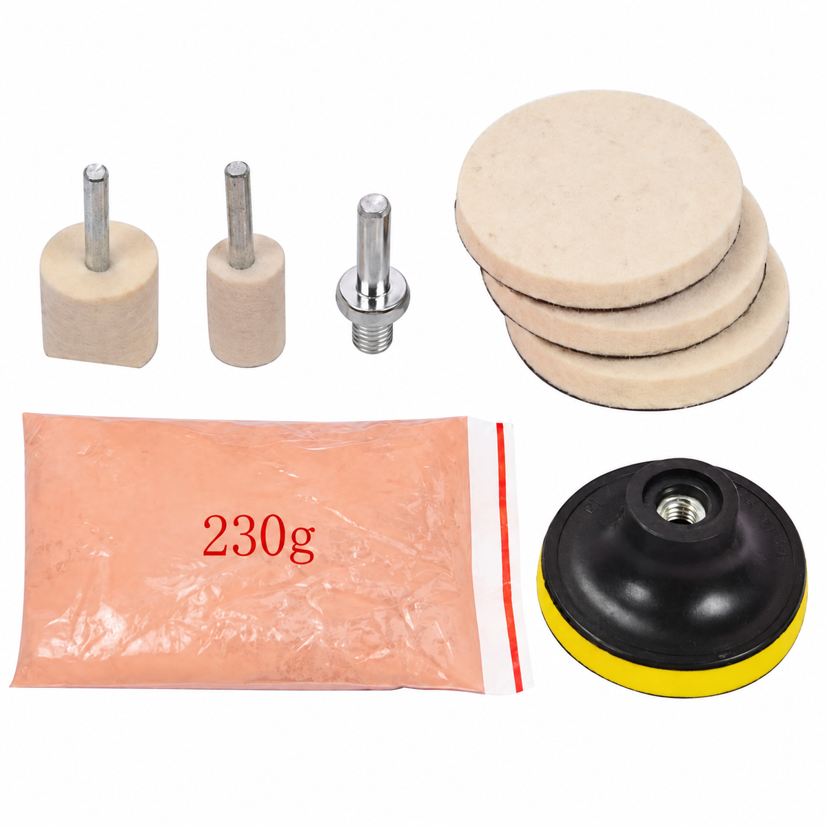 Cerium Oxide Glass Polish Kit Windscreen Polishing