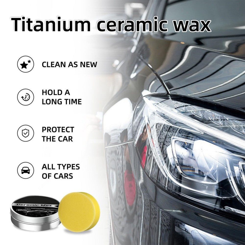 Titanium Ceramic Wax Cream Car Coating Polishing Wax Polishing Detailing Protection