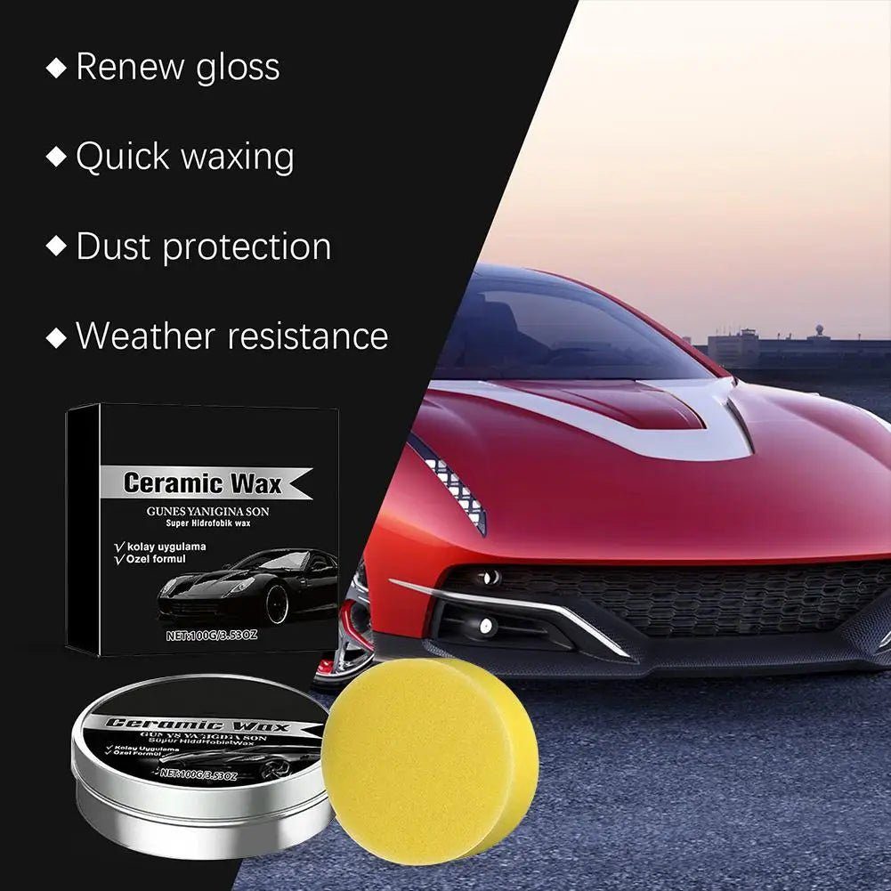 Titanium Ceramic Wax Cream Car Coating Polishing Wax Polishing Detailing Protection