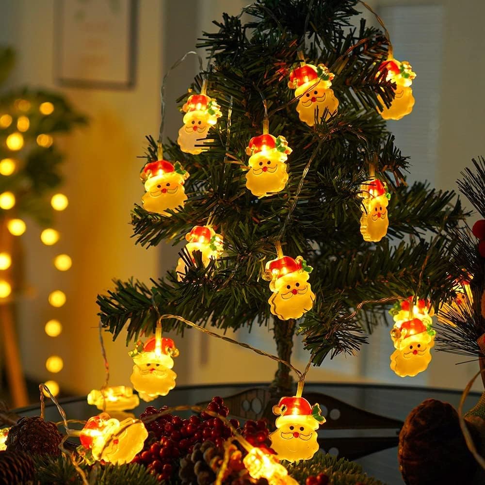 4.5M 30LEDs Christmas Fairy String Lights Christmas Tree Santa Lights Indoor Outdoor Xmas Decorations