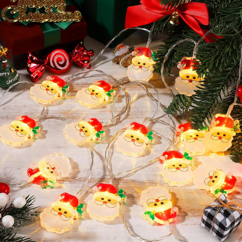 4.5M 30LEDs Christmas Fairy String Lights Christmas Tree Santa Lights Indoor Outdoor Xmas Decorations