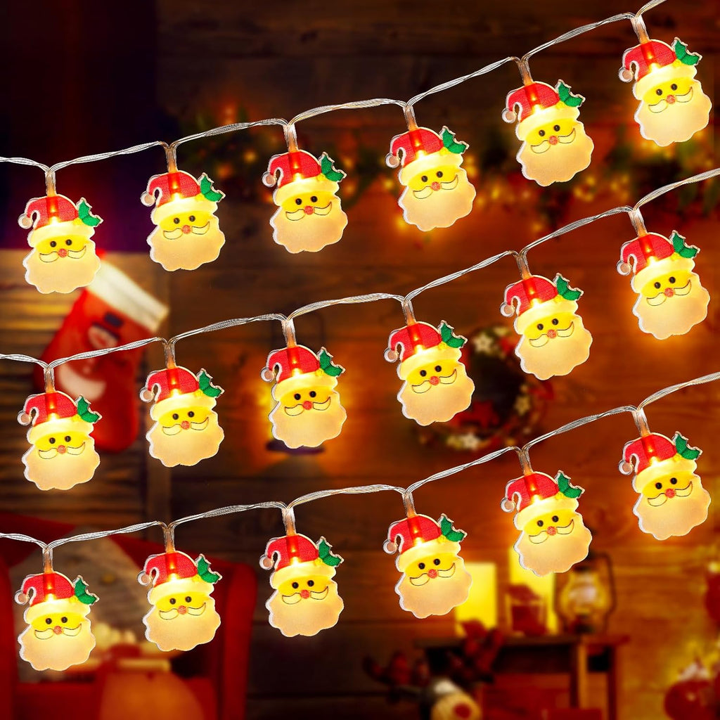 4.5M 30LEDs Christmas Fairy String Lights Christmas Tree Santa Lights Indoor Outdoor Xmas Decorations