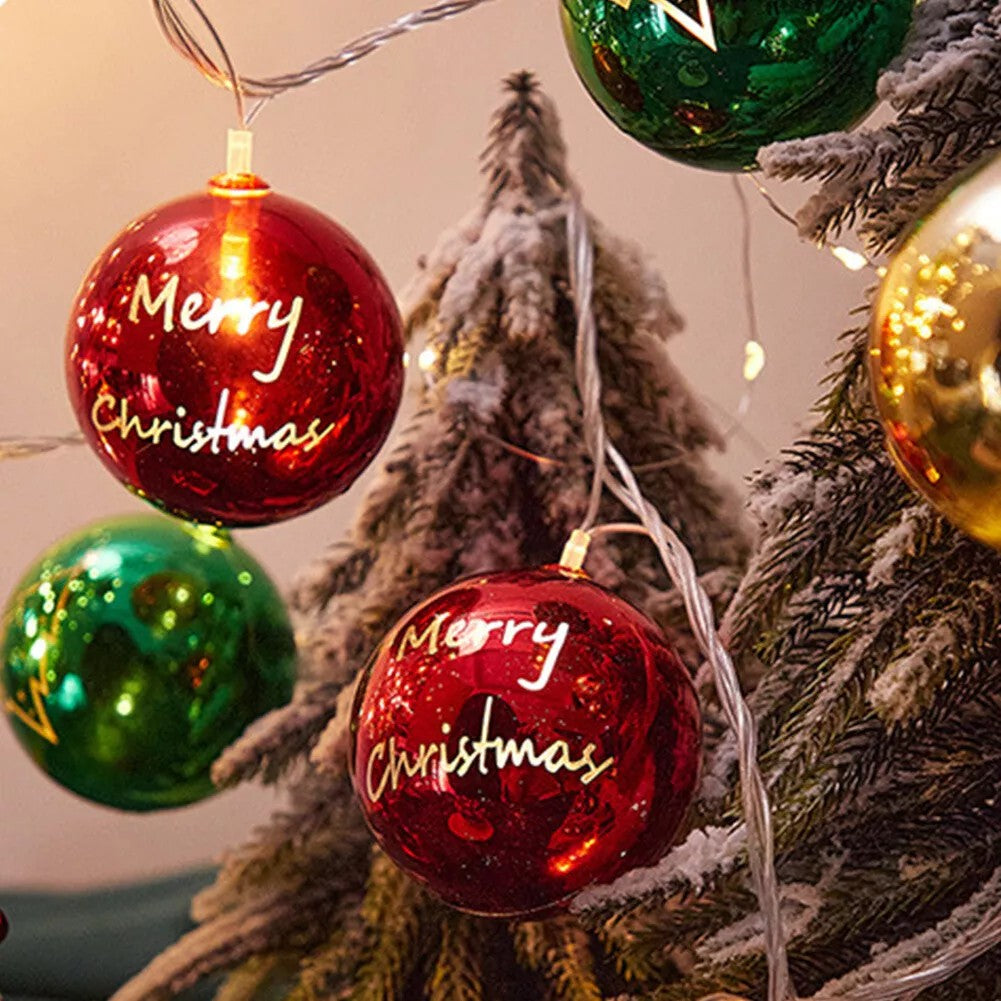 6M 40LEDs Christmas Fairy String Lights Christmas Tree Ball Lights Indoor Outdoor Xmas Decorations
